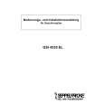 SEPPELFRICKE GSI4530EL Owners Manual